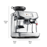 Sage Appliances SES882BSS Barista Touch Impress Bean To Cup Espresso Coffee Machine with Cold Brew - Brushed Stainless Steel