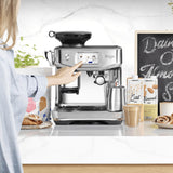 Sage Appliances SES882BSS Barista Touch Impress Bean To Cup Espresso Coffee Machine with Cold Brew - Brushed Stainless Steel