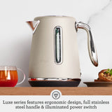 Sage Appliances SKE735ALM Soft Top Luxe Kettle - Almond Nougat