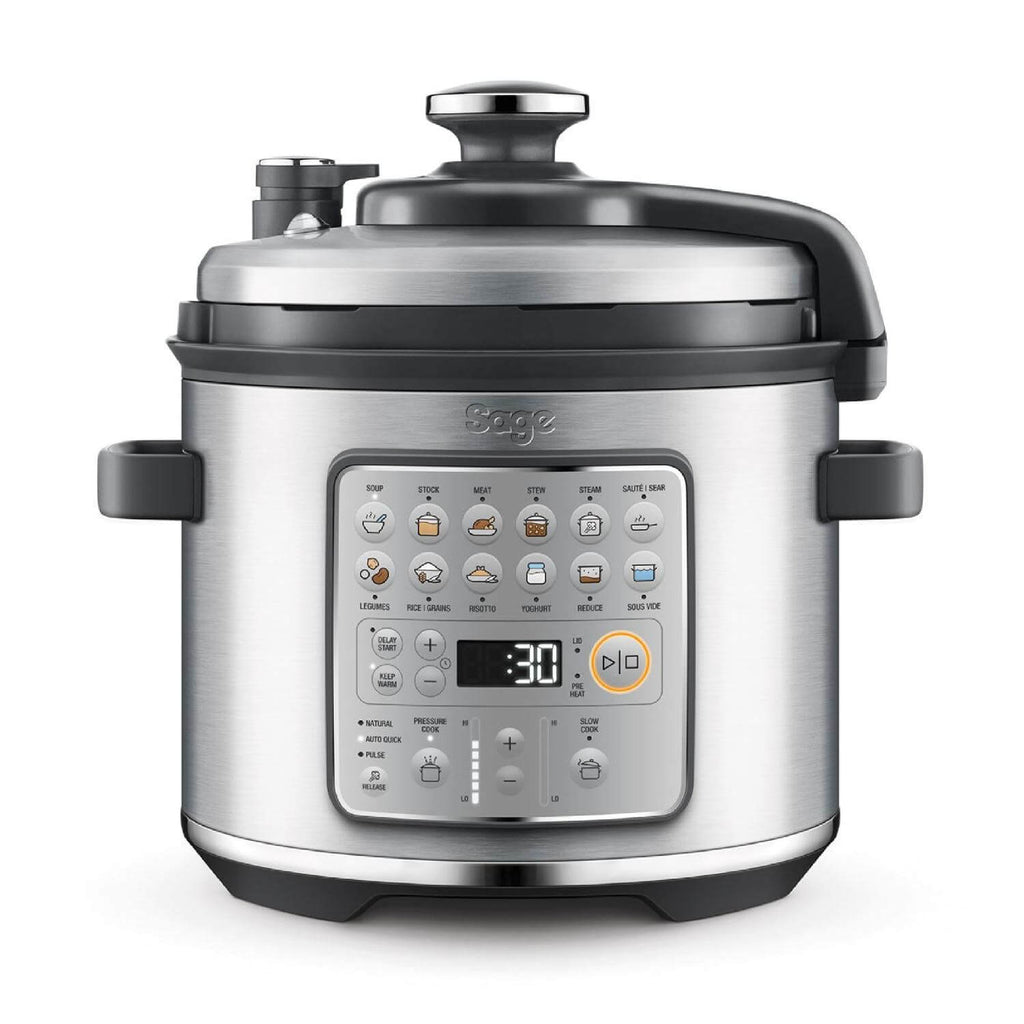 Stainless Steel Sage Pressure Cooker Rice Risotto Plus™ Multi