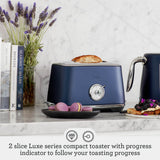 Sage Appliances STA735DBL Toast Select Luxe 2-Slice Toaster - Damson Blue