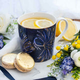 Sara Miller London Anniversary 340ml Mug - Peacock Parade