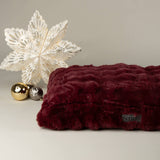 Scruffs Festive Fur 100cm x 70cm Mattress - Burgundy