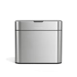 Simplehuman 4-Litre Compost Caddy - Brushed Steel