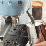 Smeg 50's Style Retro ECF02 Espresso Coffee Machine - Pastel Blue