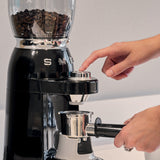 Smeg 50's Style Retro ECF02 Espresso Coffee Machine & CGF11 Coffee Grinder - Black