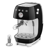 Smeg 50's Style Retro ECF03 Espresso & Cold Brew Coffee Machine - Black