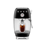 Smeg 50's Style Retro ECF03 Espresso & Cold Brew Coffee Machine - Black