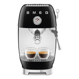 Smeg 50's Style Retro ECF03 Espresso & Cold Brew Coffee Machine - Black