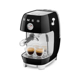Smeg 50's Style Retro ECF03 Espresso & Cold Brew Coffee Machine - Black