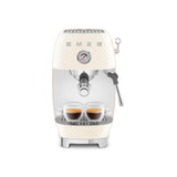 Smeg 50's Style Retro ECF03 Espresso & Cold Brew Coffee Machine - Cream
