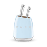 Smeg 50's Style Retro KBSF02 7-Piece Knife Block Set - Pastel Blue