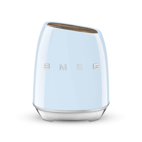 Smeg 50's Style Retro KBSF02 7-Piece Knife Block Set - Pastel Blue
