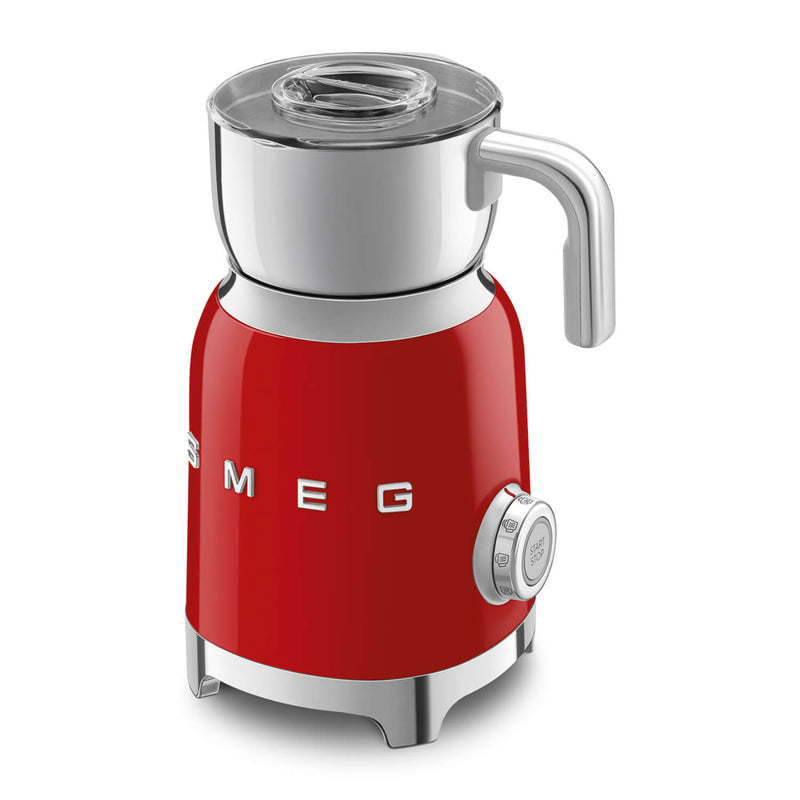 Smeg 50's Style Retro MFF11 Milk Frother - Red