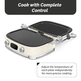 Smeg 50's Style Retro MGF01CRUK MultiGrill - Cream