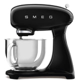 Smeg 50's Style Retro SMF03BLUK Stand Mixer & KSF01BLWW Retro Scales - Black