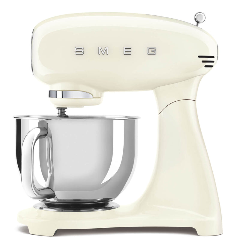 Smeg 50's Style Retro SMF03CRUK Stand Mixer & KSF01CRWW Retro Scales - Cream