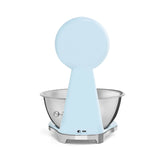 Smeg 50's Style Retro SMF03 Stand Mixer & KSF01 Retro Scales - Pastel Blue