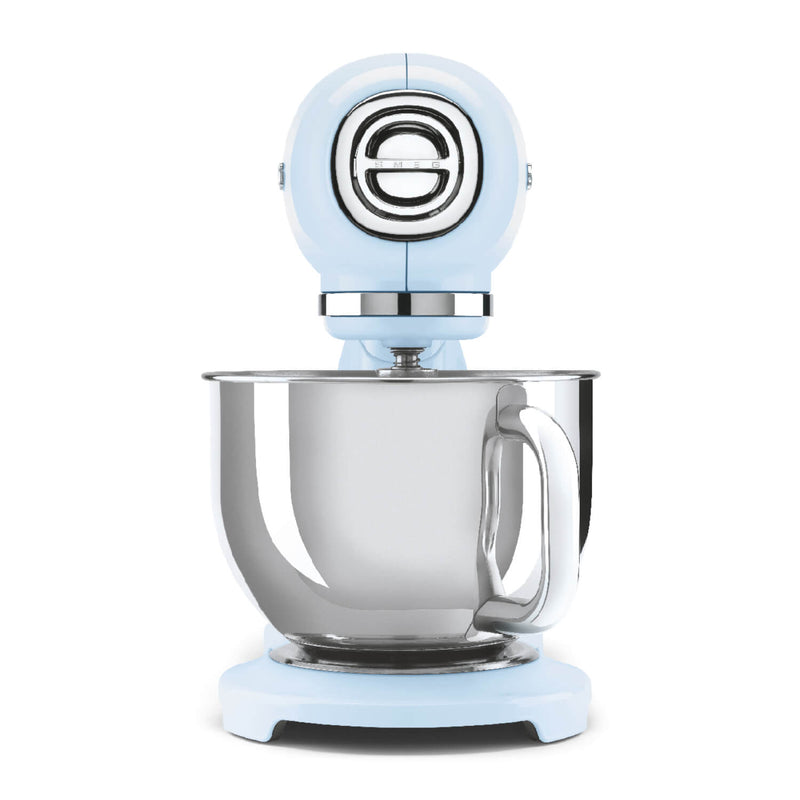 Smeg 50's Style Retro SMF03 Stand Mixer & KSF01 Retro Scales - Pastel Blue