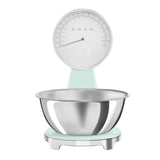 Smeg 50's Style Retro SMF03 Stand Mixer & KSF01 Retro Scales - Pastel Green