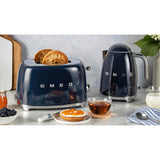 Smeg 50's Style Retro TSF01 2 Slice Toaster - Navy Blue