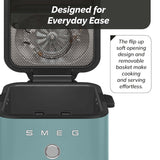 Smeg AFC01EGMUK Dual Flavour 7-Litre Air Fryer - Matte Emerald Green