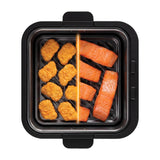 Smeg AFC01SBMUK Dual Flavour 7-Litre Air Fryer - Matte Storm Blue