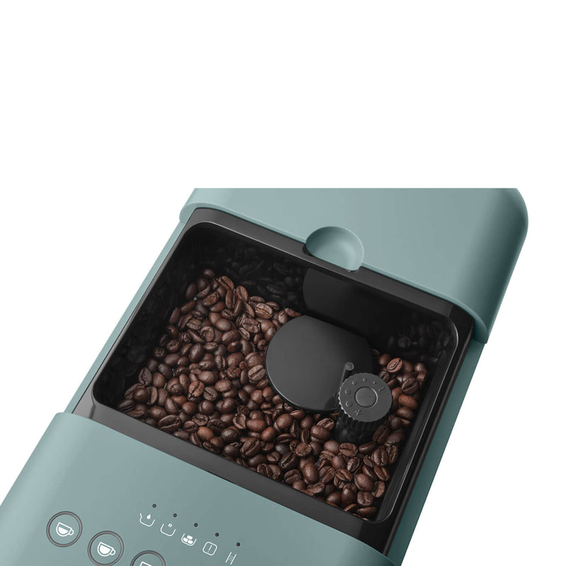 Smeg BCC13EGMUK Bean to Cup Automatic Coffee Machine - Matte Emerald Green