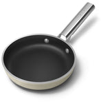 Smeg Cookware 20cm Non-Stick Ceramic Coated Frying Pan - Cream