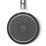Smeg Cookware 20cm Non-Stick Ceramic Coated Saucepan - Matte Black