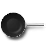 Smeg Cookware 30cm Non-Stick Ceramic Coated Wok - Cream