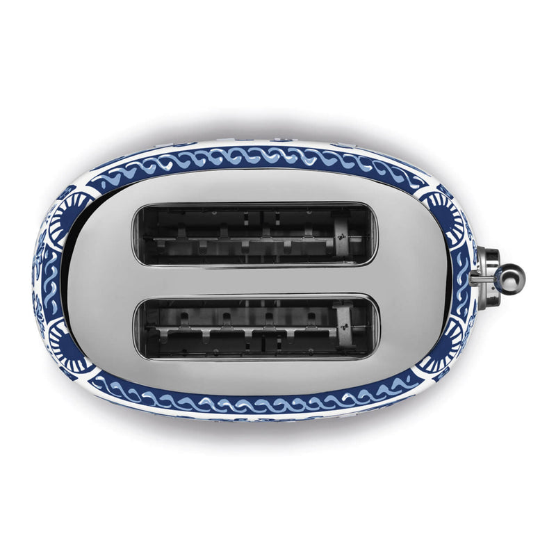 Smeg Dolce & Gabbana 2 Slice Toaster - Blu Mediterraneo