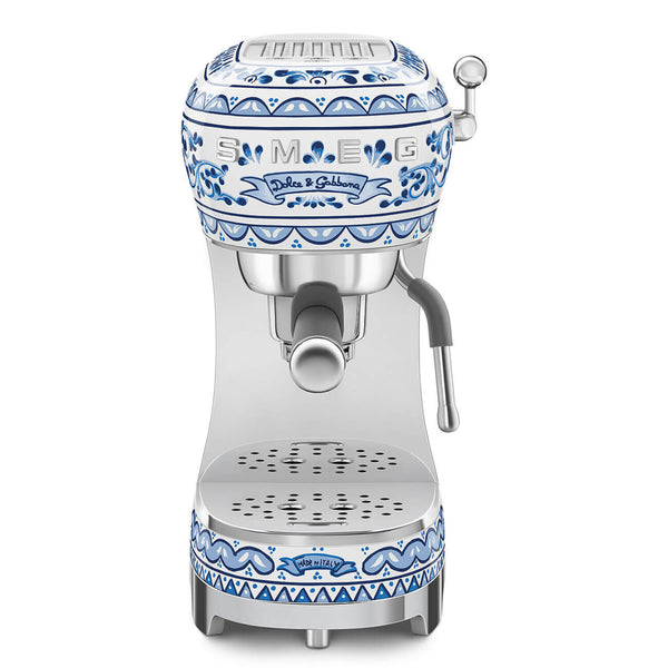 Smeg Dolce & Gabbana Espresso Coffee Machine - Blu Mediterraneo