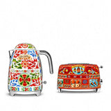 Smeg Dolce & Gabbana Scilian Kettle & 2-Slice Toaster