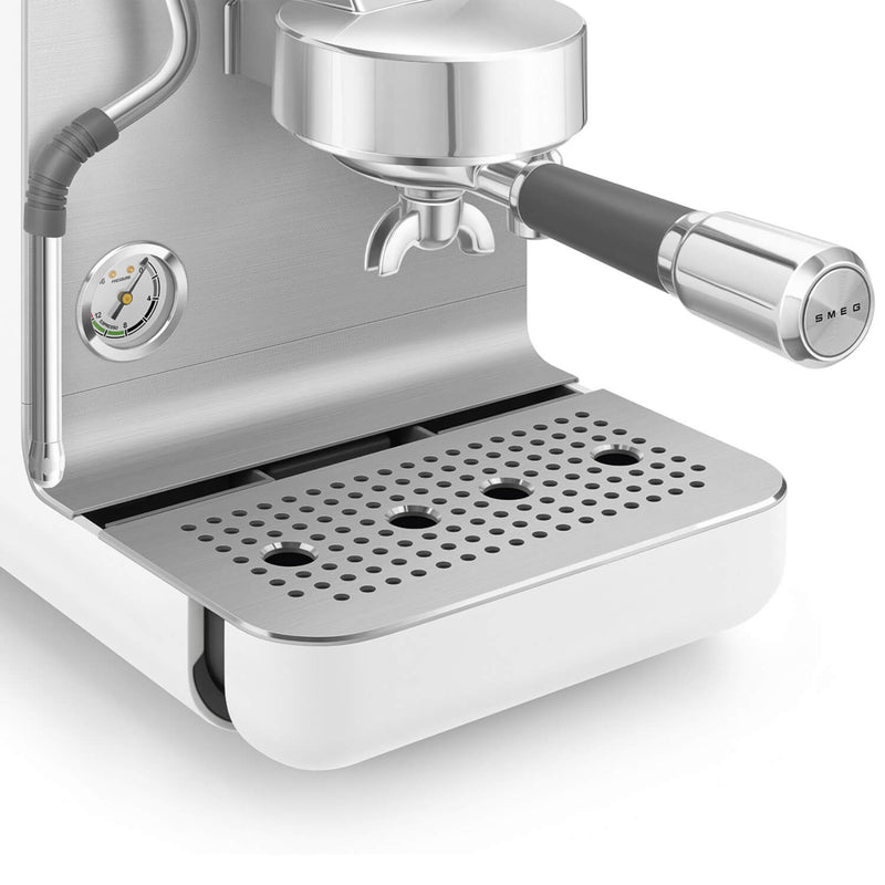 Smeg EMC02 Mini Pro Espresso Coffee Machine & CGF02 Stainless Steel Coffee Grinder - Matte Black