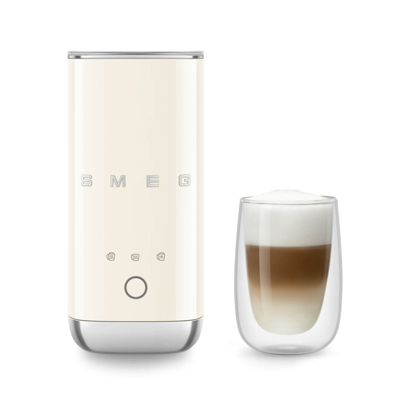 Smeg MFF02CRUK Mini Milk Frother - Cream