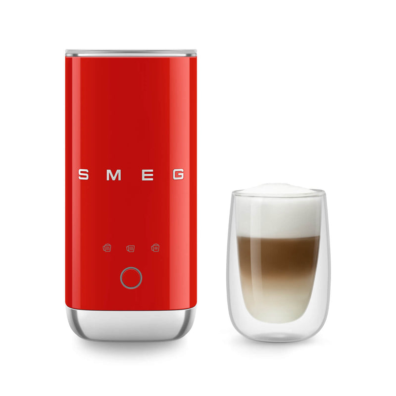 Smeg MFF02 Mini Milk Frother - Red