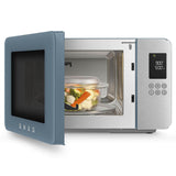Smeg MOC01SBMUK Microwave with Grill - Matte Storm Blue