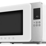 Smeg MOC01WHMUK Microwave with Grill - Matte White
