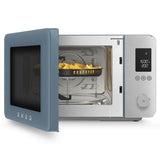 Smeg MOC02SBMUK Microwave with Oven, Air Fry & Grill - Matte Storm Blue