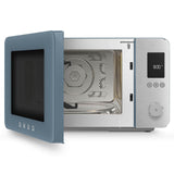 Smeg MOC02SBMUK Microwave with Oven, Air Fry & Grill - Matte Storm Blue