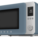 Smeg MOC02SBMUK Microwave with Oven, Air Fry & Grill - Matte Storm Blue