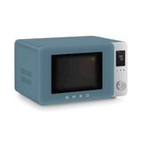 Smeg MOC02SBMUK Microwave with Oven, Air Fry & Grill - Matte Storm Blue