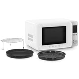Smeg MOC02WHMUK Microwave with Oven, Air Fry & Grill - Matte White