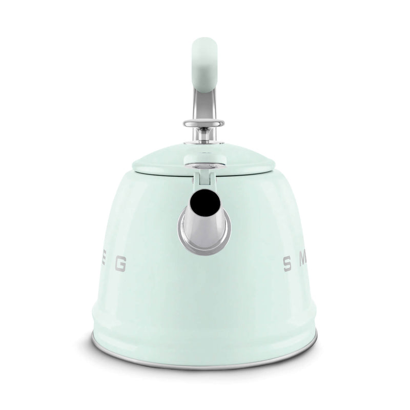 Smeg 50's Retro Style WKF01 Whistling Stove Top Kettle - Pastel Green