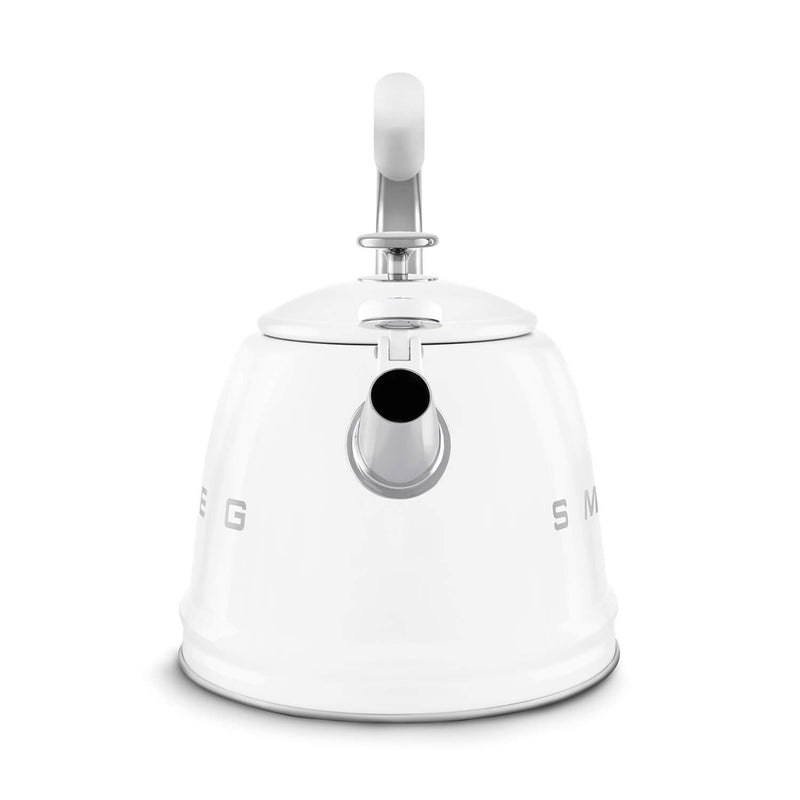 Smeg 50's Retro Style WKF01 Whistling Stove Top Kettle - White