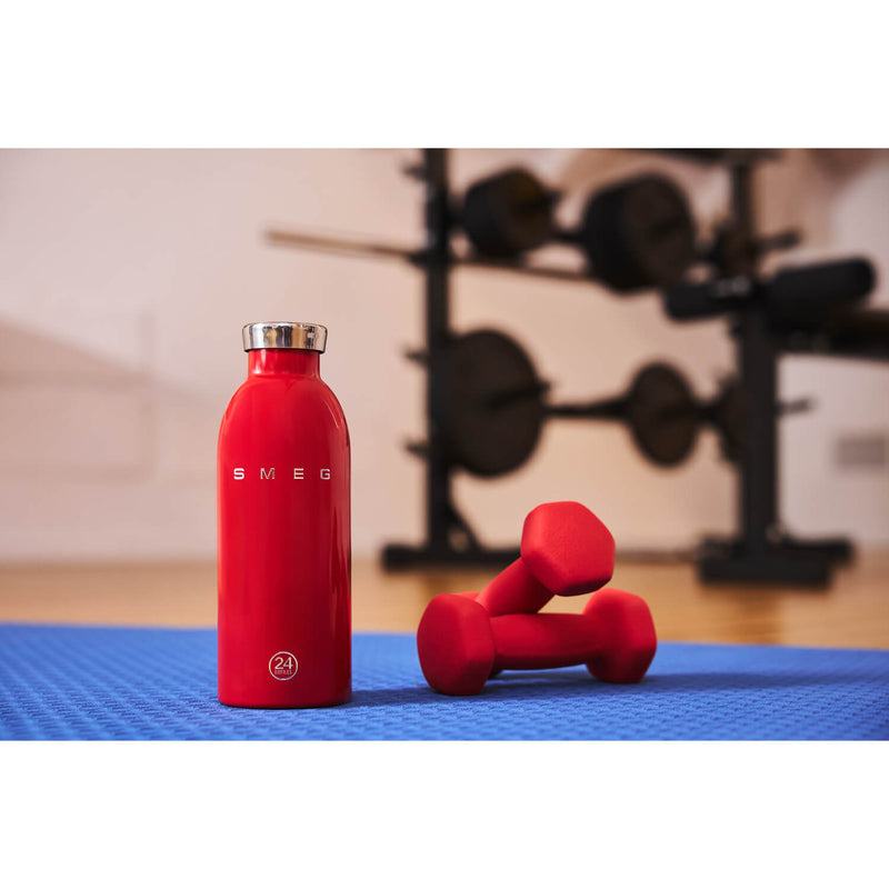 Smeg x 24Bottles 50's Style Reusable 500ml Clima Bottle - Red