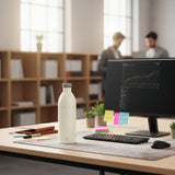 Smeg x 24Bottles 50's Style Urban Reusable Non-Thermal 1 Litre Bottle - Cream