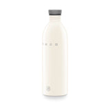 Smeg x 24Bottles 50's Style Urban Reusable Non-Thermal 1 Litre Bottle - Cream