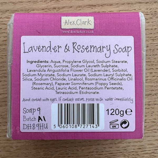 Alex Clark Bee Garden Handmade Soap - Lavender & Rosemary